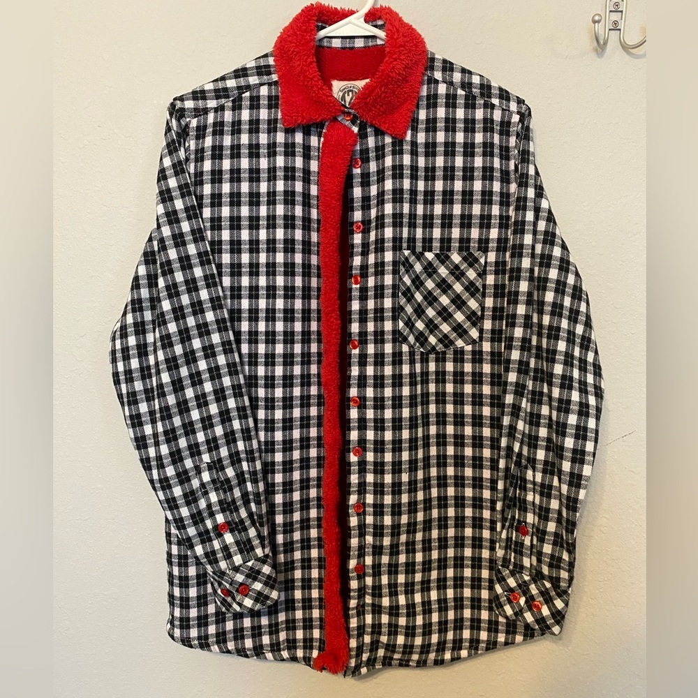 Small Plaid button up PJs